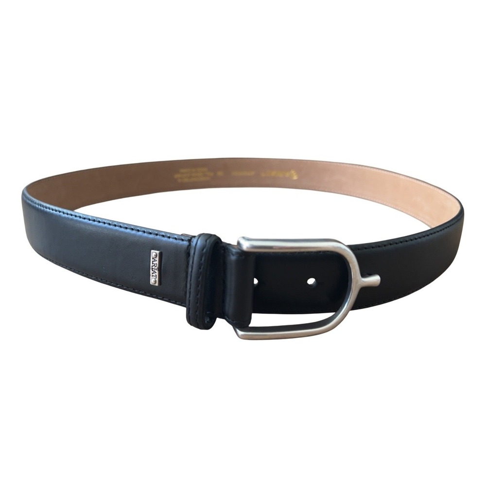 Ariat Women's Spur Black Leather Buckle Belt SZ: 36